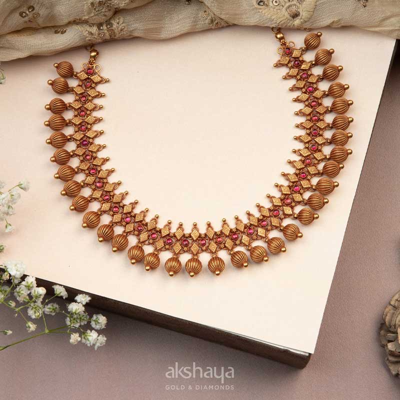 Akshaya Gold Necklace GL10216