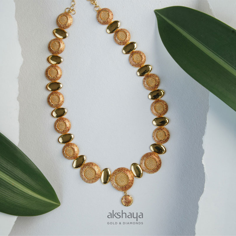 Akshaya Gold Necklace GL10225