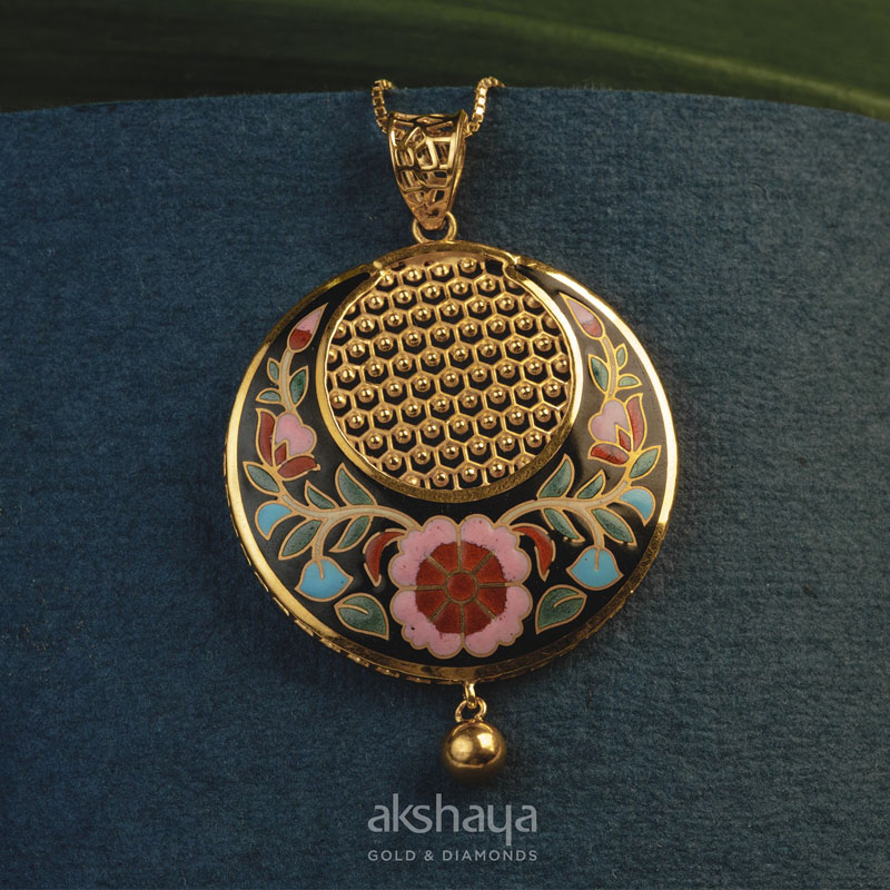 Akshaya Gold Earring GL10124 Akshaya Gold Earring GL10124