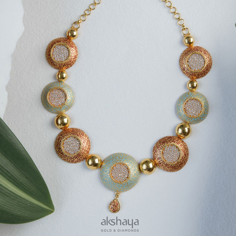 Akshaya Gold Necklace GL10226