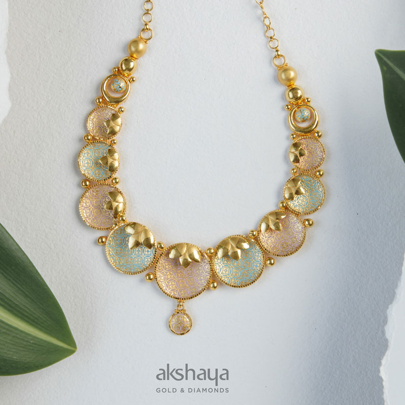 Akshaya Gold Necklace GL10227