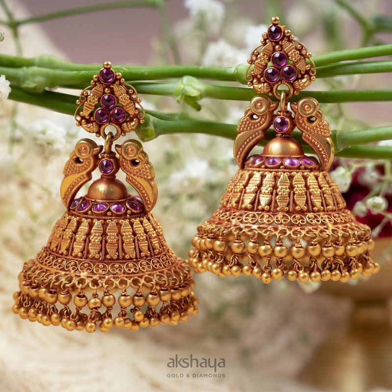 Akshaya Gold Earring GL10126