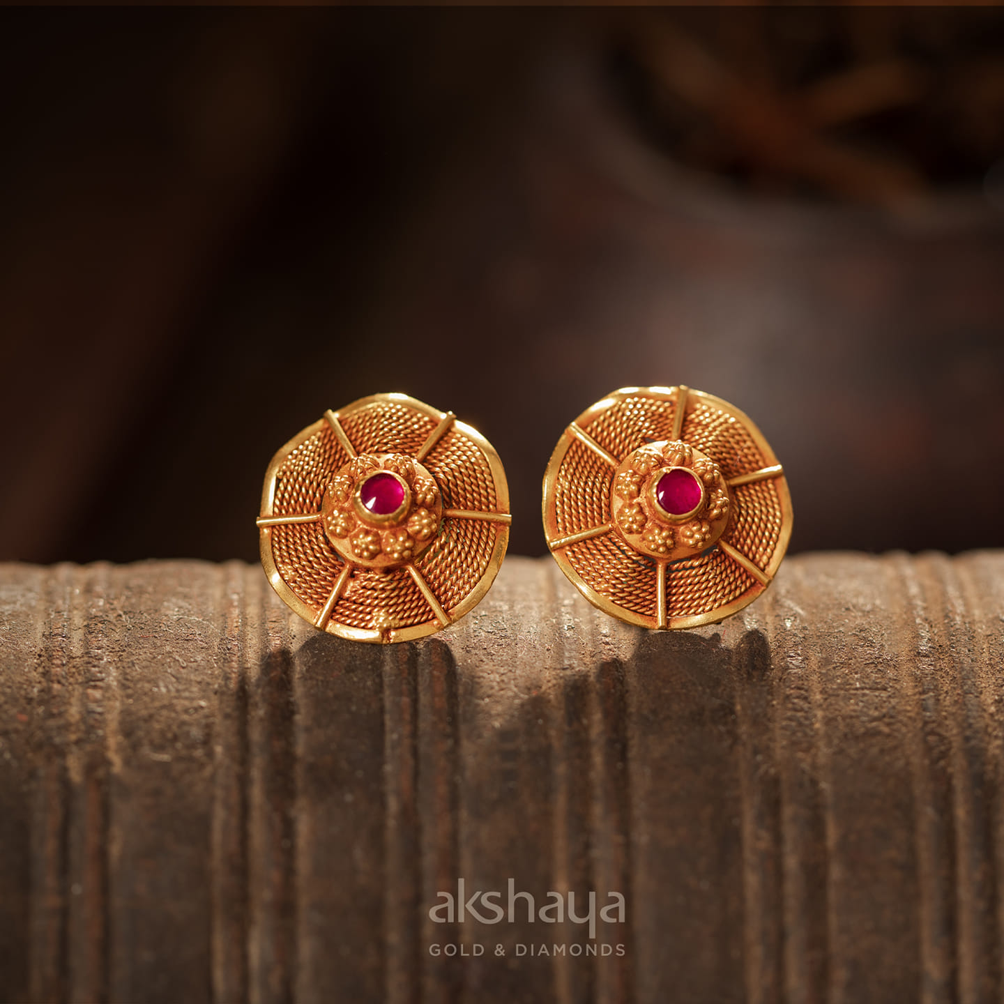 Akshaya Gold Earring GL10136