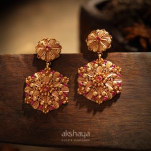 Akshaya Gold Earing GL10144
