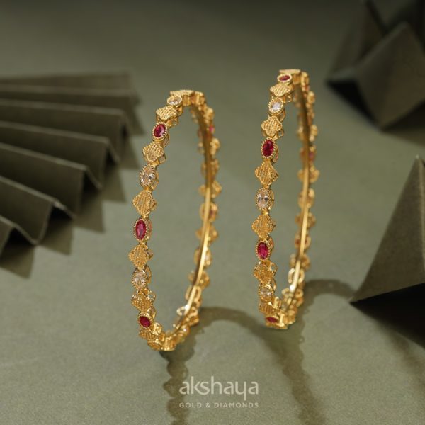 Akshaya Gold Bangle GL10331
