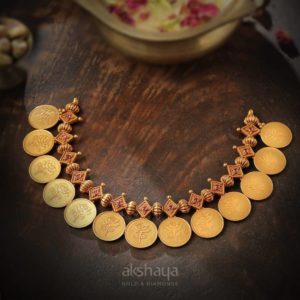 Akshaya Gold Necklace GL10286 Akshaya Gold Necklace GL10286