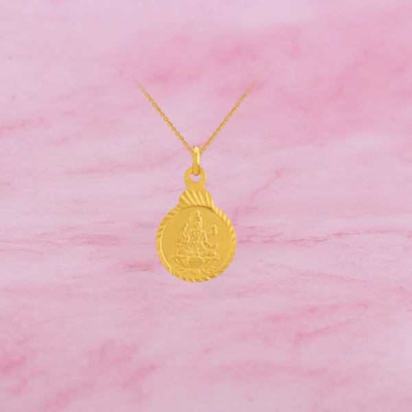 Lakshmi Gold Pendant
