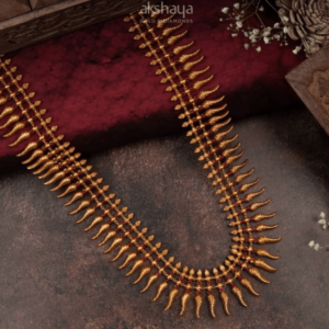 Gold Necklace with Stone