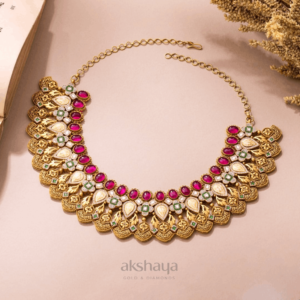 Gold Necklace with Precious Stone Gold Necklace with Precious Stone