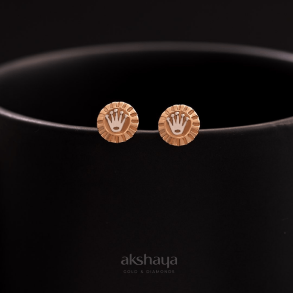 Gold Stud Earring