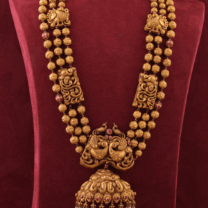 Gold Necklace with Stone