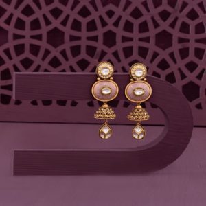Gold Earring with Stone Gold Earring with Stone