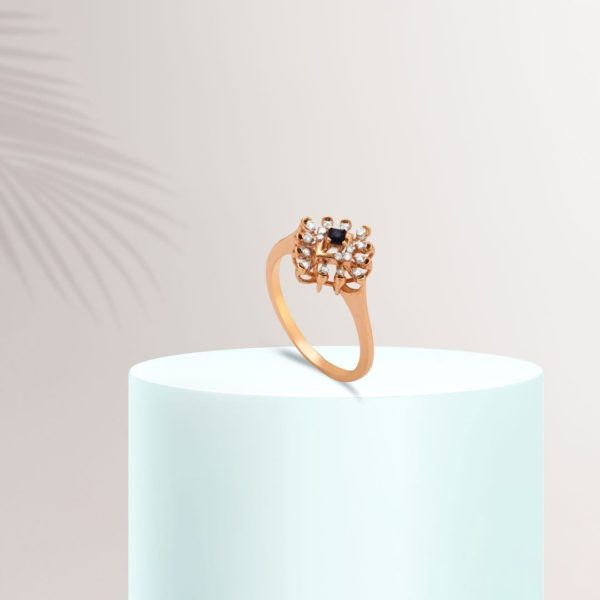 Diamond Ladies Ring with Stone