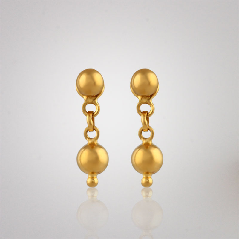 Buy 18KT Gold Kids Bindhi Designed Earring - Bindhi Design Earrings for  Children