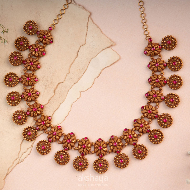 Akshaya Gold Necklace GL10237