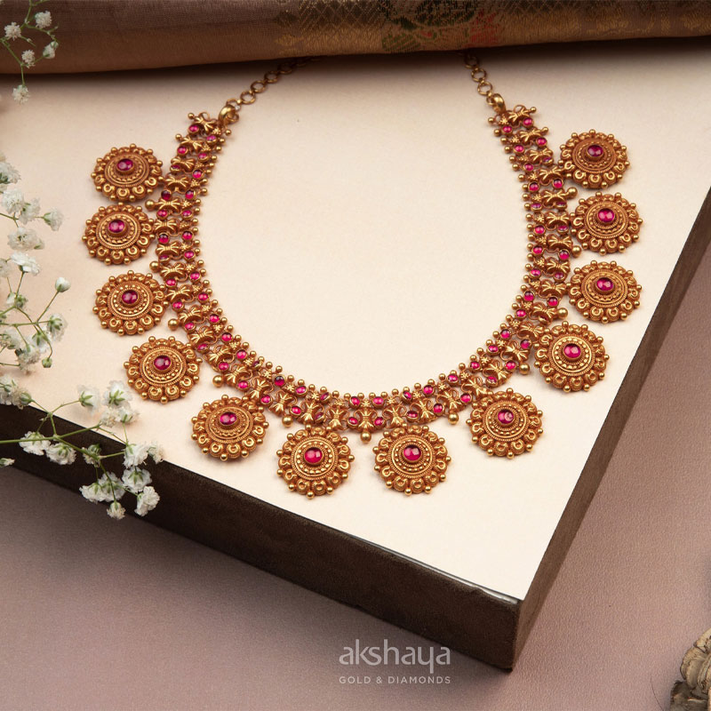 Akshaya Gold Necklace GL10240