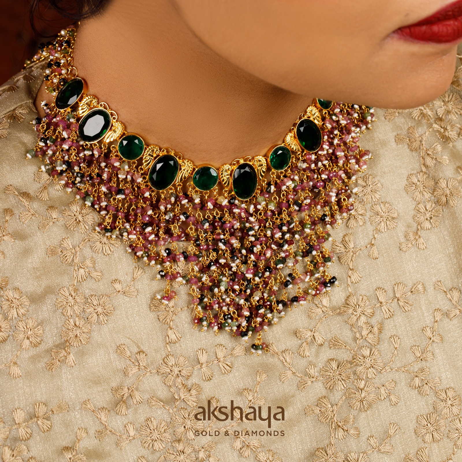 Akshaya Gold Necklace GL10250