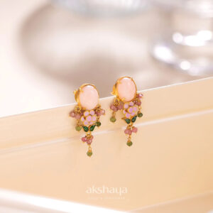Stud Earring with Stone